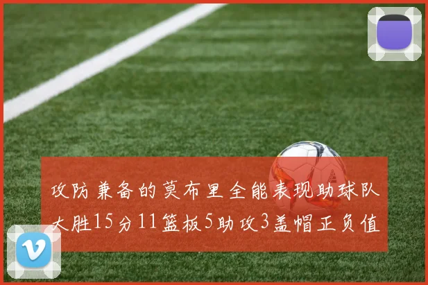 攻防兼备的莫布里全能表现助球队大胜15分11篮板5助攻3盖帽正负值高达27