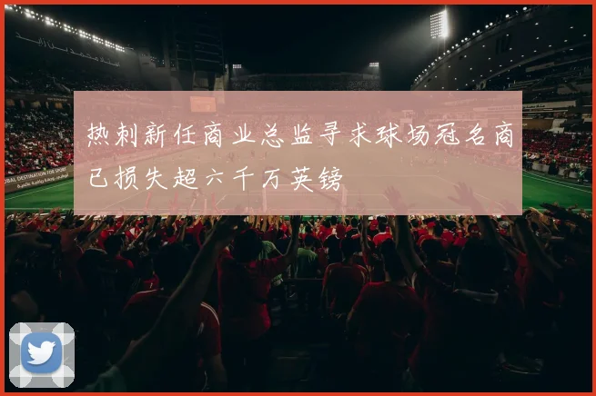 热刺新任商业总监寻求球场冠名商已损失超六千万英镑